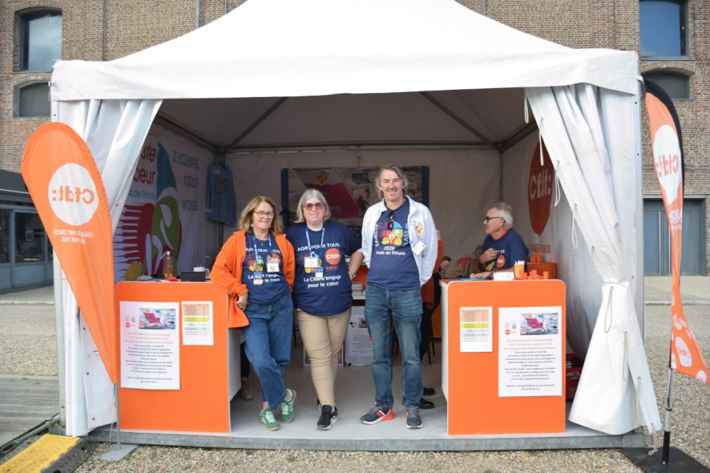 La CFDT et la CGT étaient de la fiesta