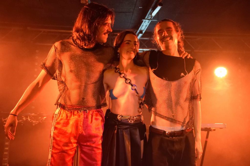 Michèle et les concerts, en fin de concert