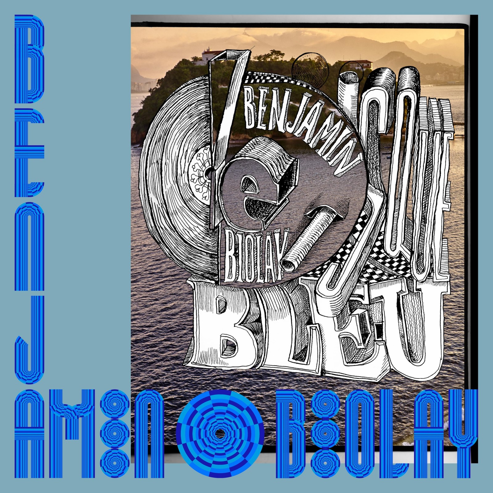 pochette Disque bleu