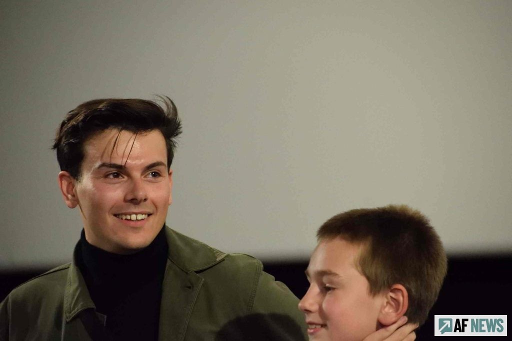 Luis Letailleur, tout sourire à l'issue de la projection