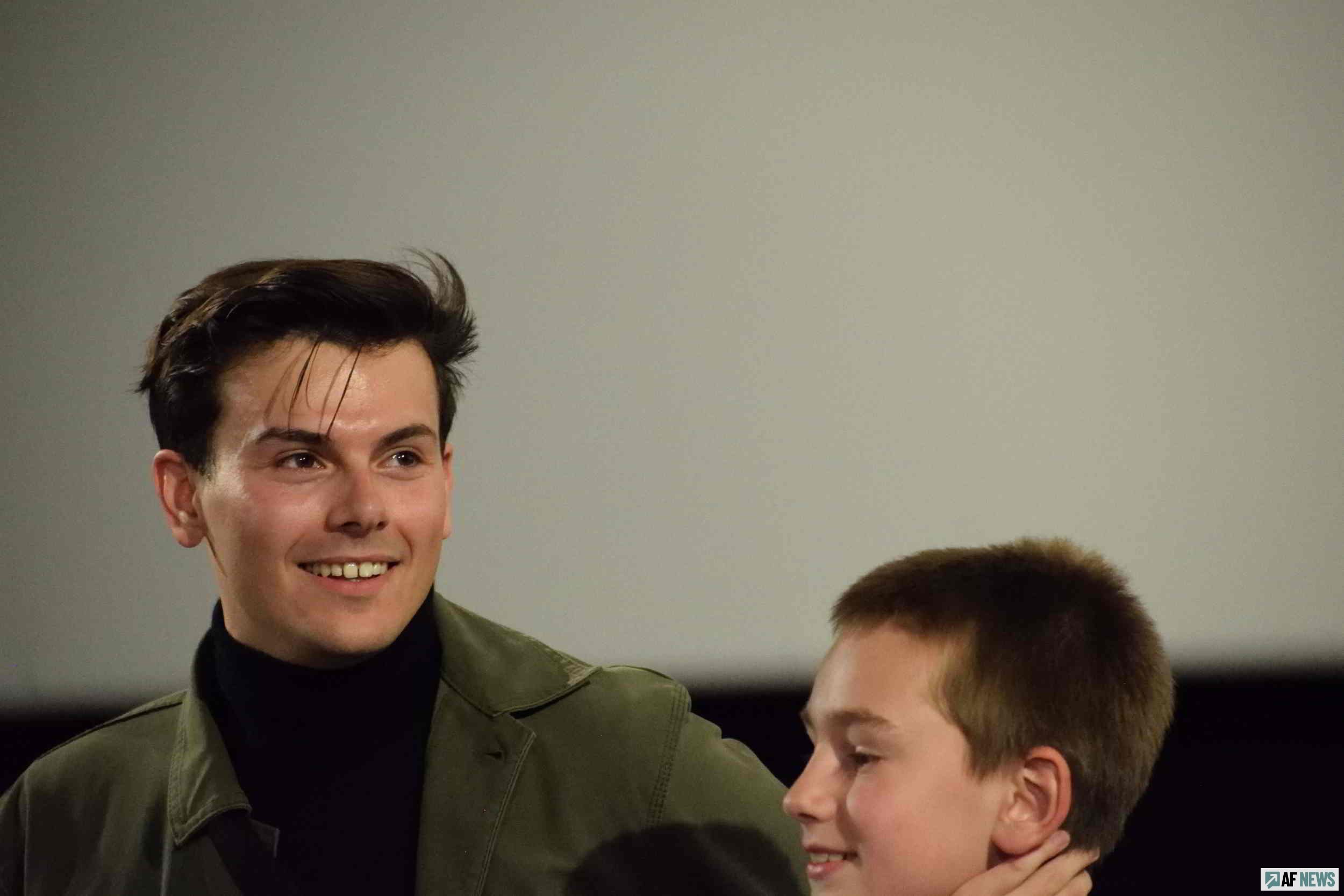 Luis Letailleur, tout sourire à l'issue de la projection