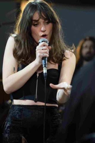 Maëva du groupe Bandit Bandit au studio Ferber