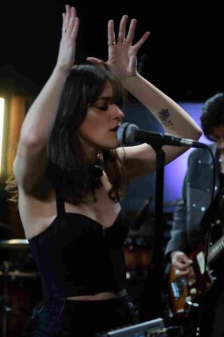 Maëva du groupe Bandit Bandit au studio Ferber