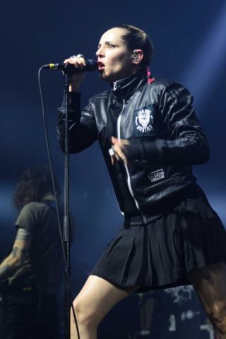 Jehnny Beth, la star de la soirée au 104