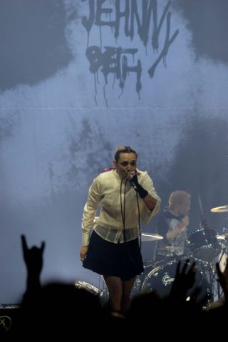 Jehnny Beth au festival des Inrocks