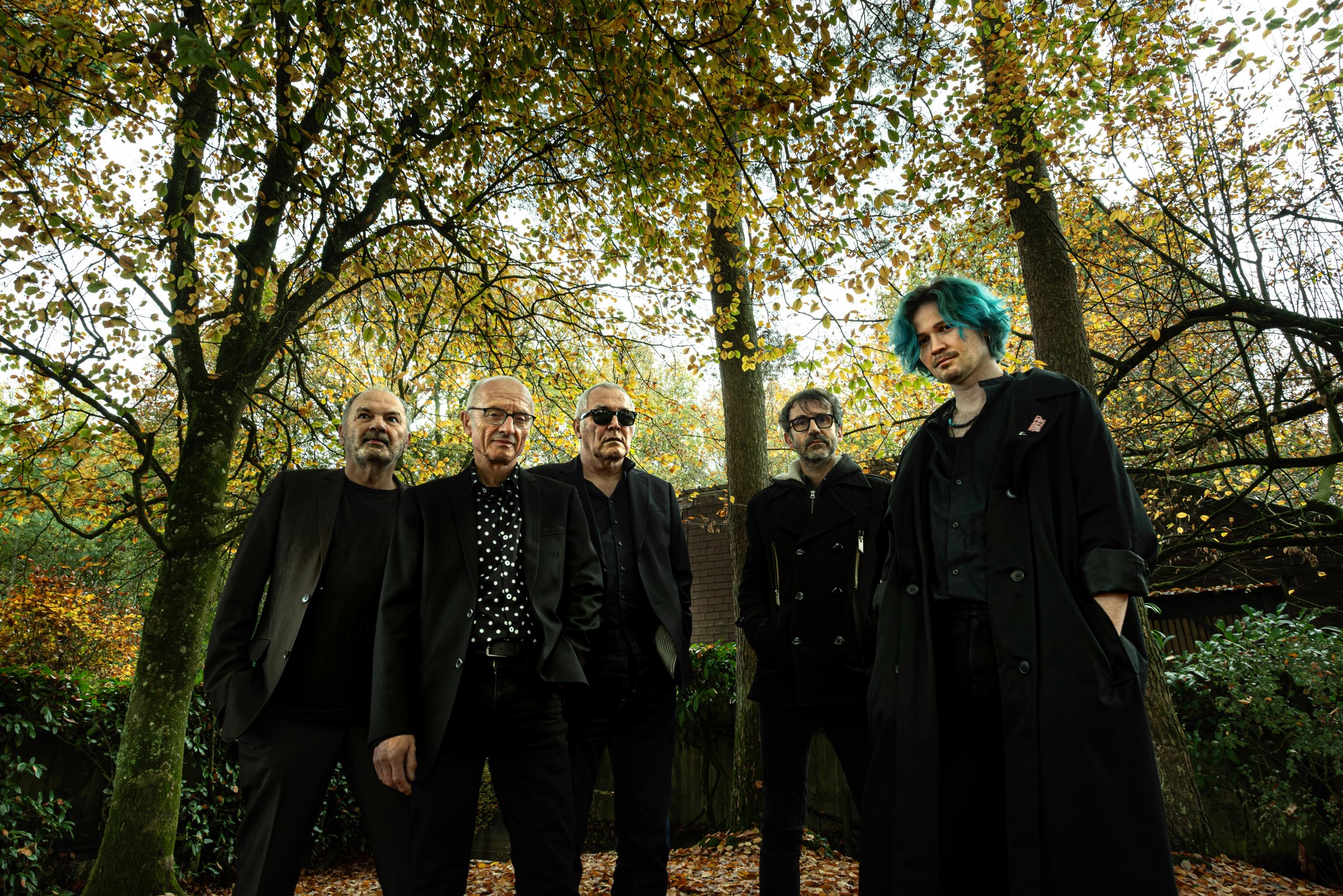 Le groupe Marquis de Sade : Thierry Alexandre, Éric Morinière, Flynn (aka Simon Mahieu), Niko Boyer (ex-Détroit) et Daniel Pabœuf