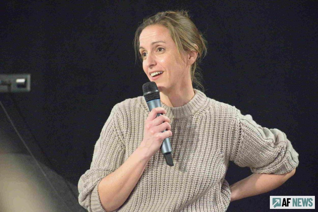 Marie Dupas la productrice du film "C'est quoi l'amour ?"