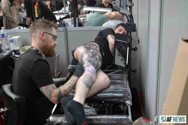 Les tatoueurs ont bien travaillé au Rouen Tattoo Festival