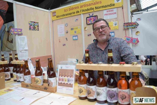 La microbrasserie de l'Andelle présentait ses bières.