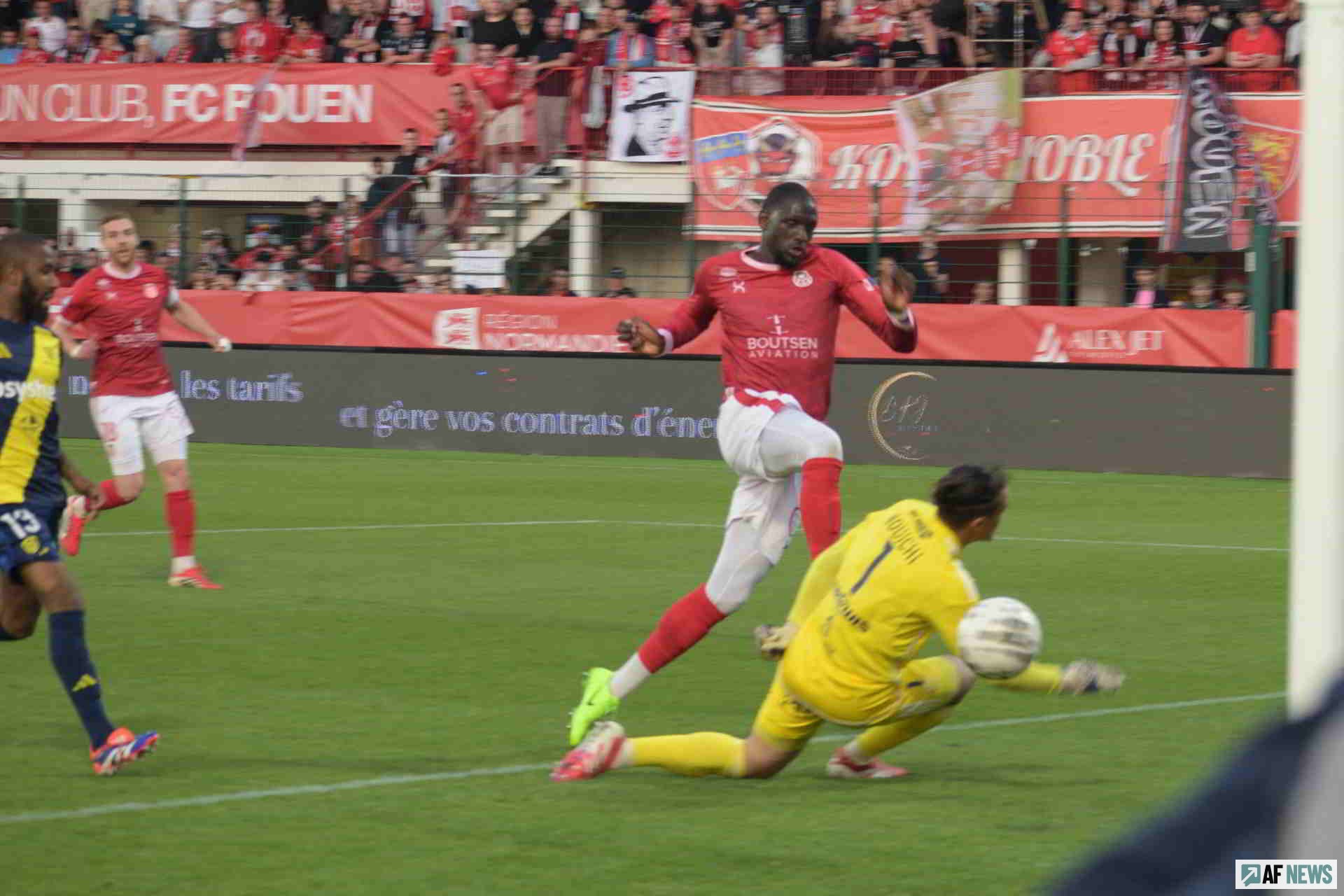 Ba-Sy marque le 3e but pour Rouen