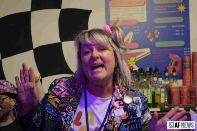 Bonne ambiance à la buvette